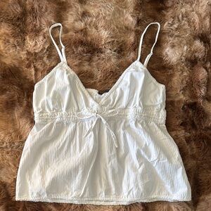 White Strappy Women's Top